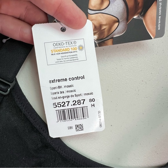 Anita NWT Extreme Control 36H Mosaic Leopard Print Sports Bra - Picture 9 of 13